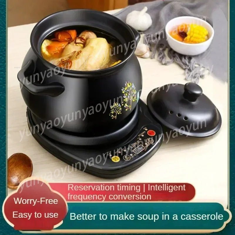 Slow Cooker Ceramic - Electric Slow Cooker Automatic Saucepan Casserole