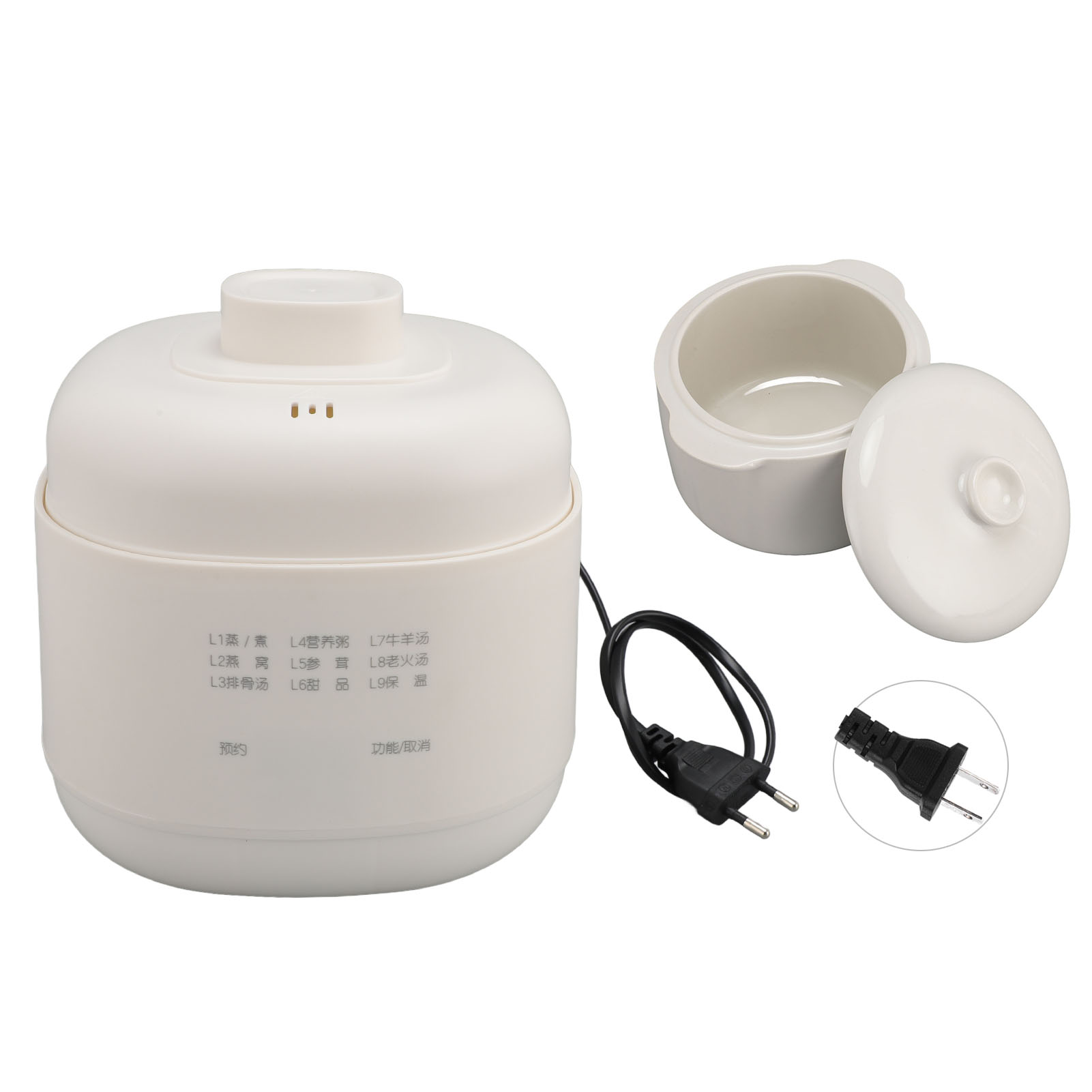 Mini Electric Stew Pot 200W 1L - Slow Cooker Ceramic ulasan dan harga