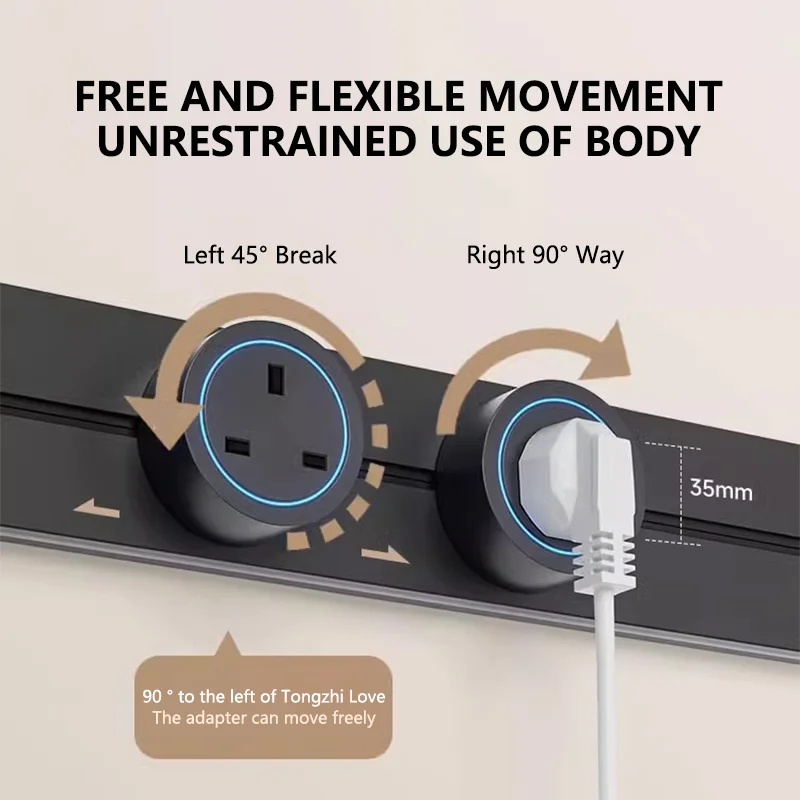 Power Track Socket Home Kitche - Kitchen Appliances Uk ulasan dan harga