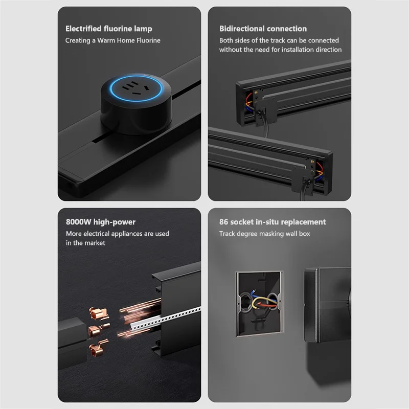 Power Track Socket Home Kitche - Kitchen Appliances Uk ulasan dan harga