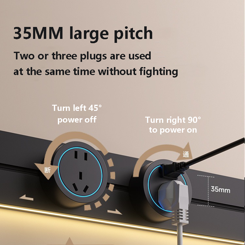 Track Socket Wall Outlet Surfa - Kitchen Appliances Uk ulasan dan harga