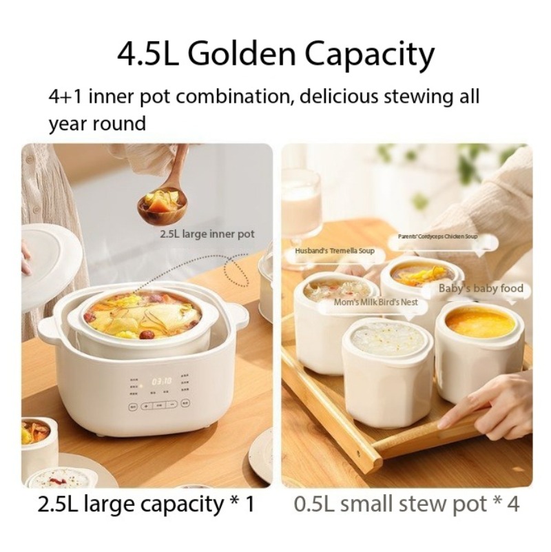 4.5L Automatic Ceramic Water S - Slow Cooker Ceramic ulasan dan harga