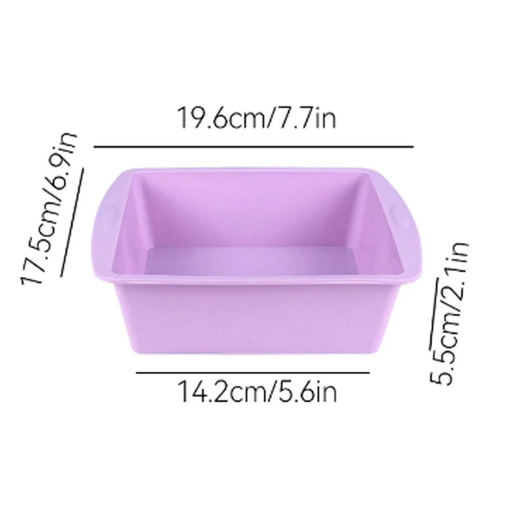 1/4Pcs Silicone Square Cake Mo - Kitchen Appliances For Baking ulasan dan harga