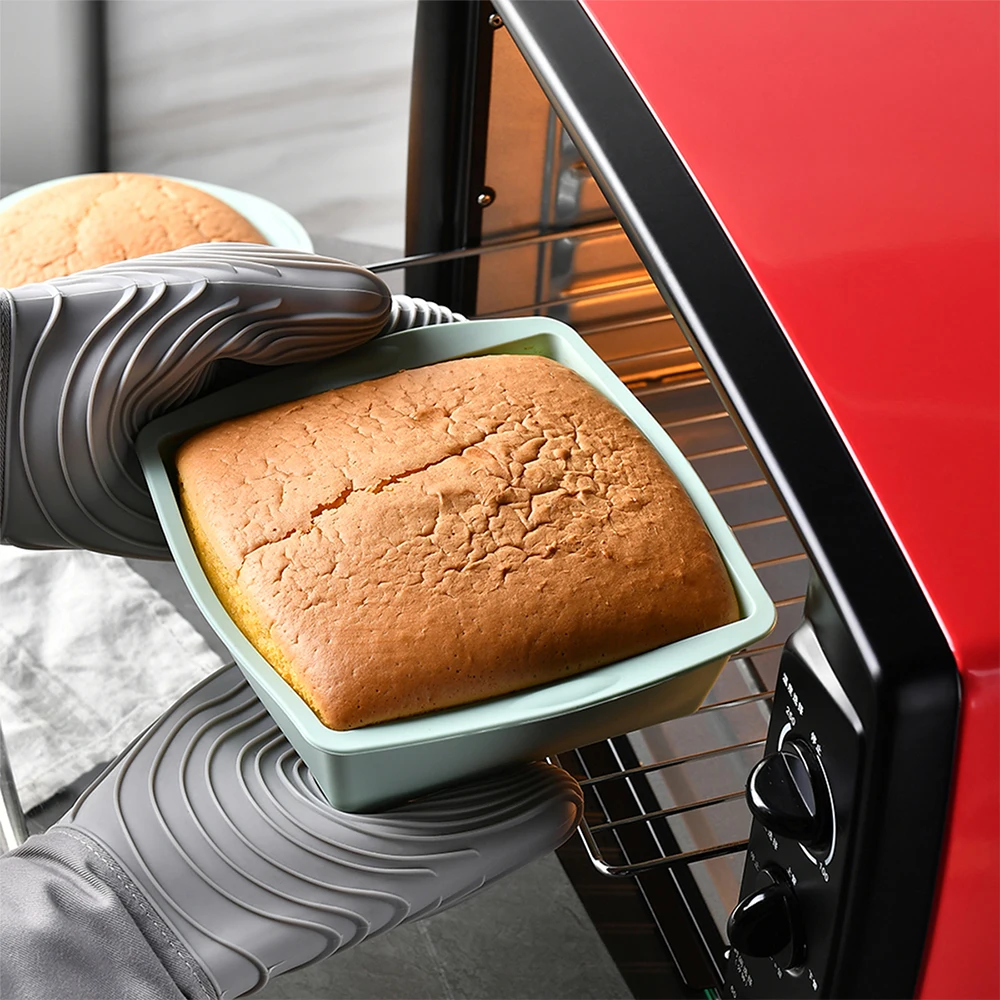1/4Pcs Silicone Square Cake Mo - Kitchen Appliances For Baking ulasan dan harga