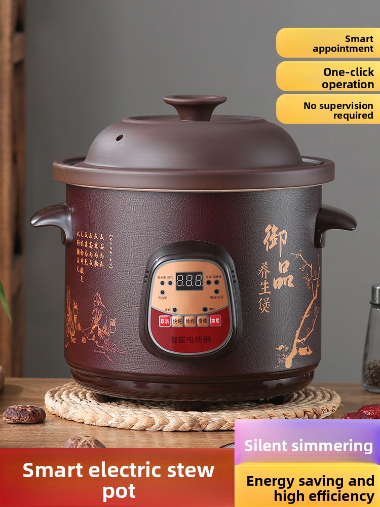 Fully automatic 2.5-6L electri - Slow Cooker Ceramic ulasan dan harga
