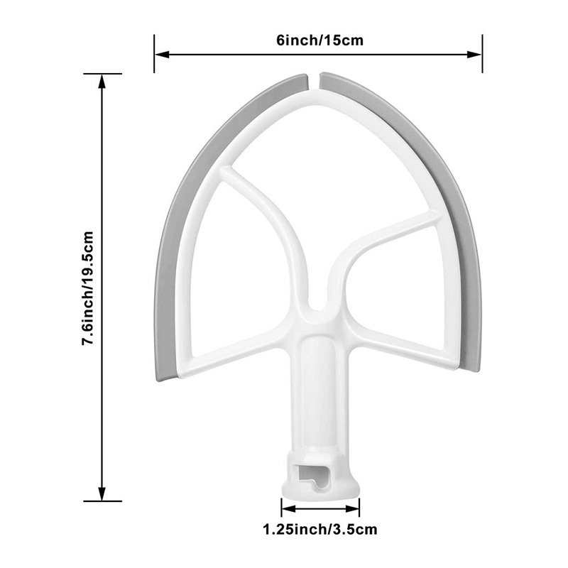 Flex Edge Beater Mixer Paddle  - Stand Mixer Bowl ulasan dan harga