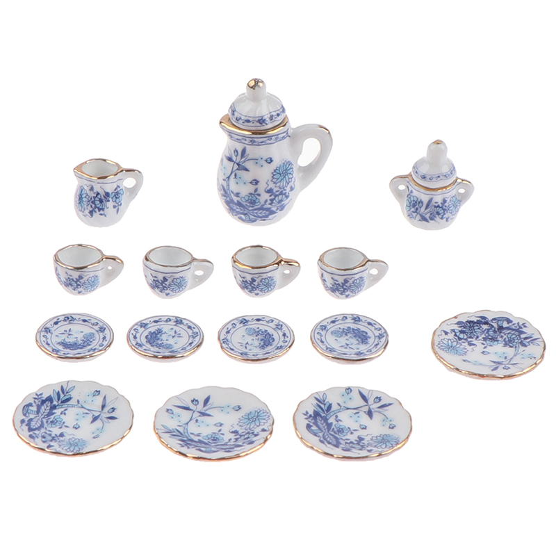 15Pcs 1:12 Miniature Porcelain - Kitchen Appliances Kids ulasan dan harga