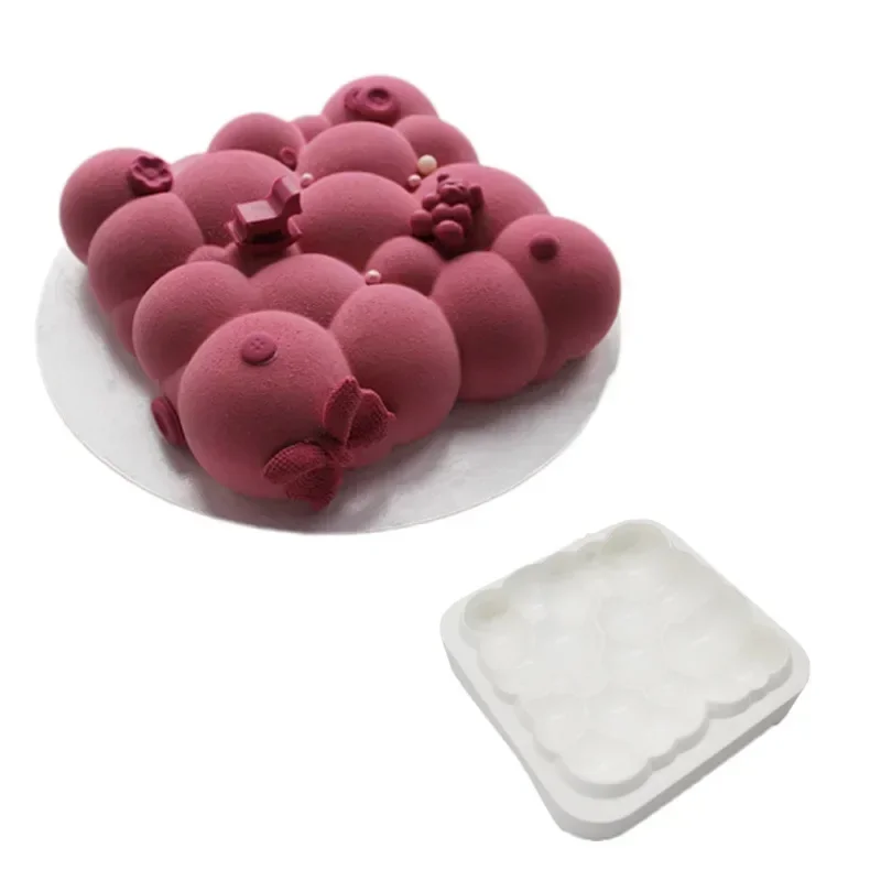 3D Square Cloud Shaped Silicon - Kitchen Appliances In White ulasan dan harga