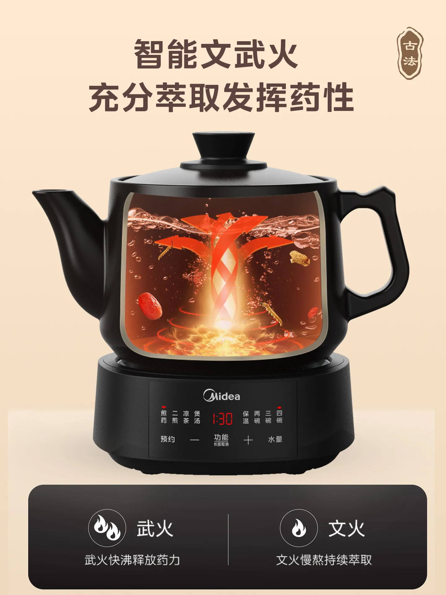 220V Midea Electric Chinese He - Slow Cooker Ceramic ulasan dan harga