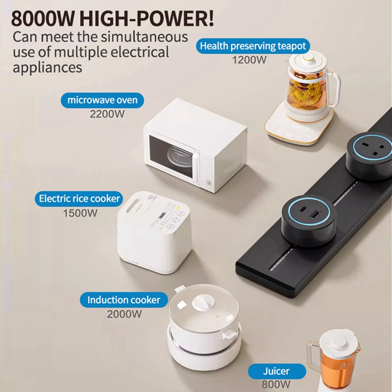 Socket Power Rail Socket Conce - Kitchen Appliances Uk ulasan dan harga
