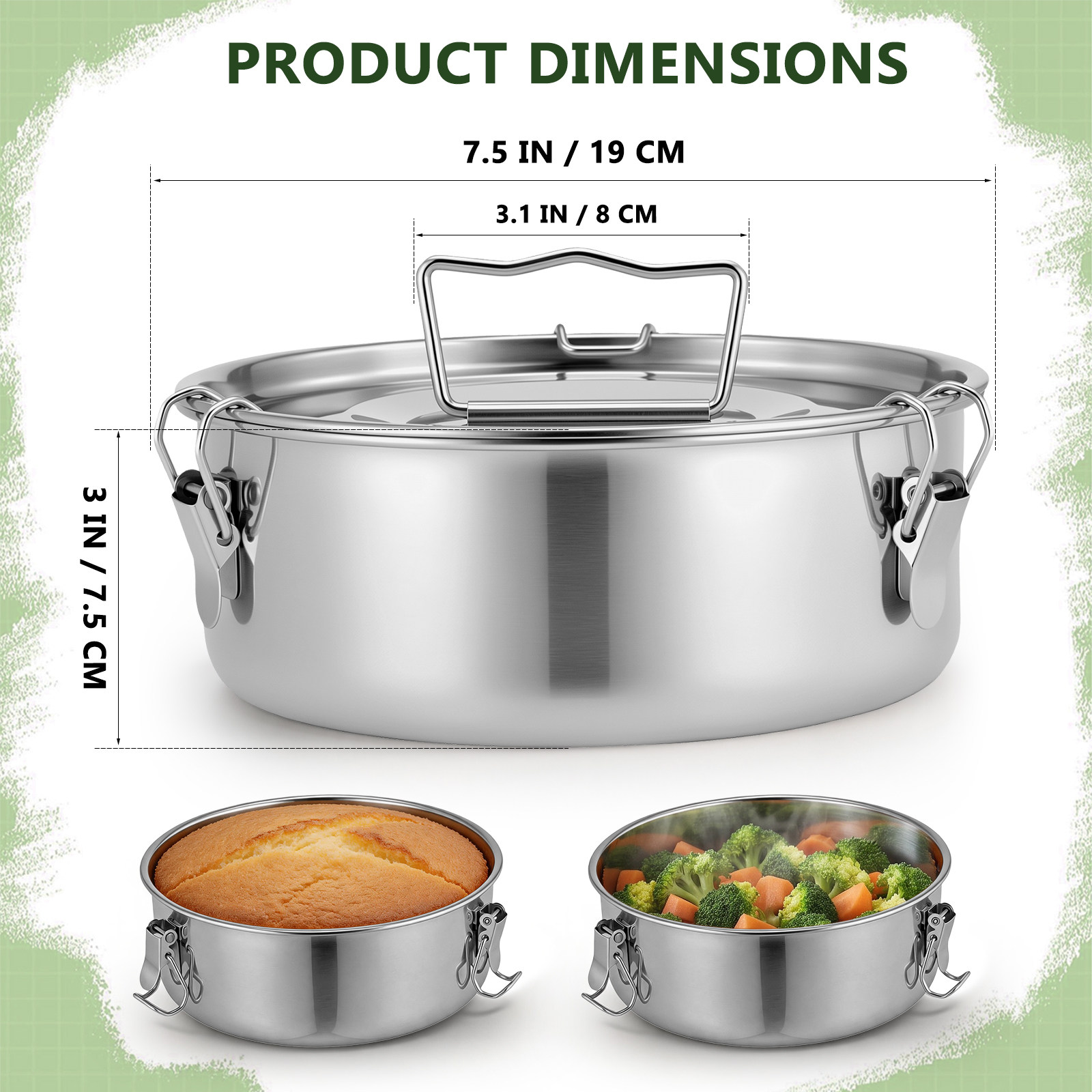 Flan Mold Lid Stainless Steel  - Kitchen Appliances For Baking ulasan dan harga
