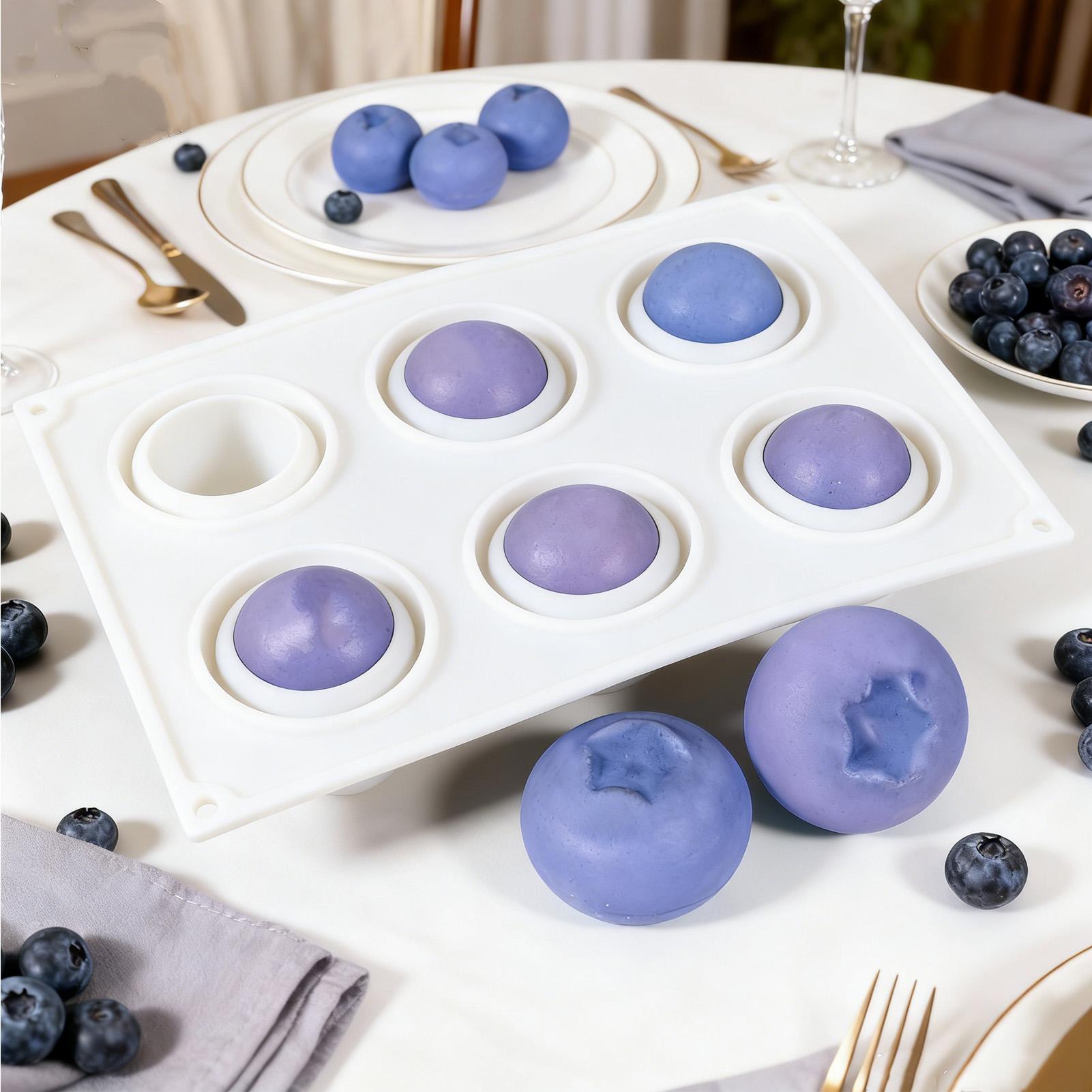 6 Cavity Blueberry Mousse Cake - Kitchen Appliances For Baking ulasan dan harga