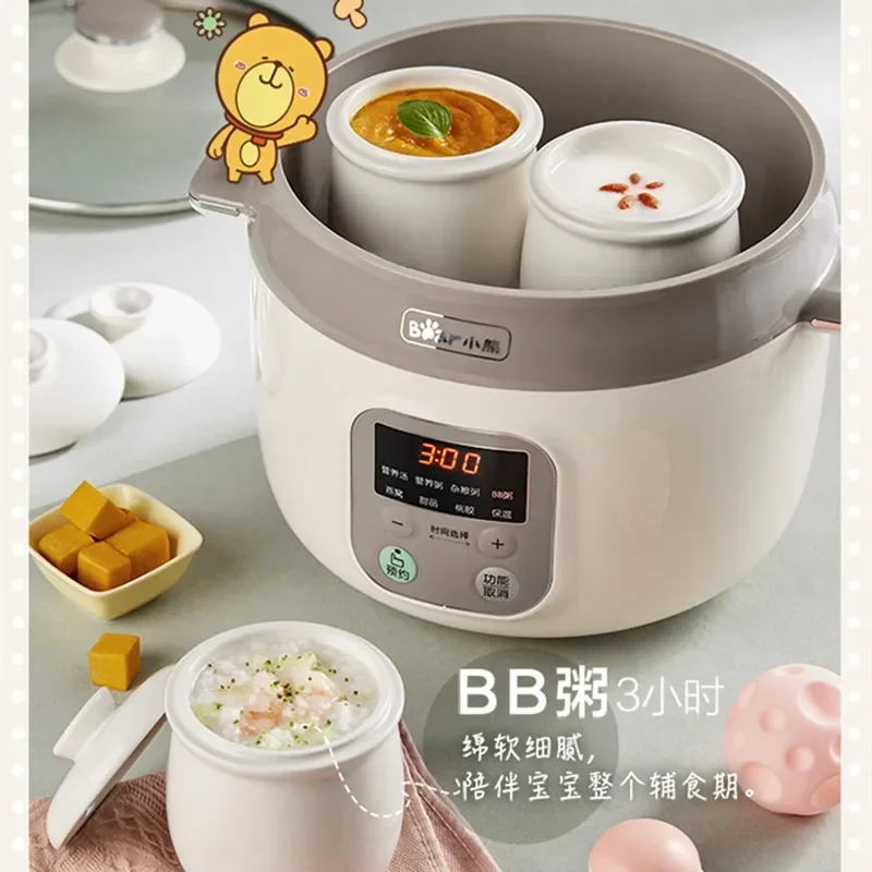 Bear Stew Electric Stew Pot Ce - Slow Cooker Ceramic ulasan dan harga