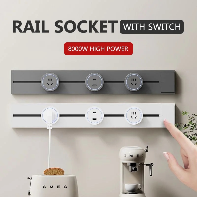 Track Socket with Switch Kitch - Kitchen Appliances Uk ulasan dan harga