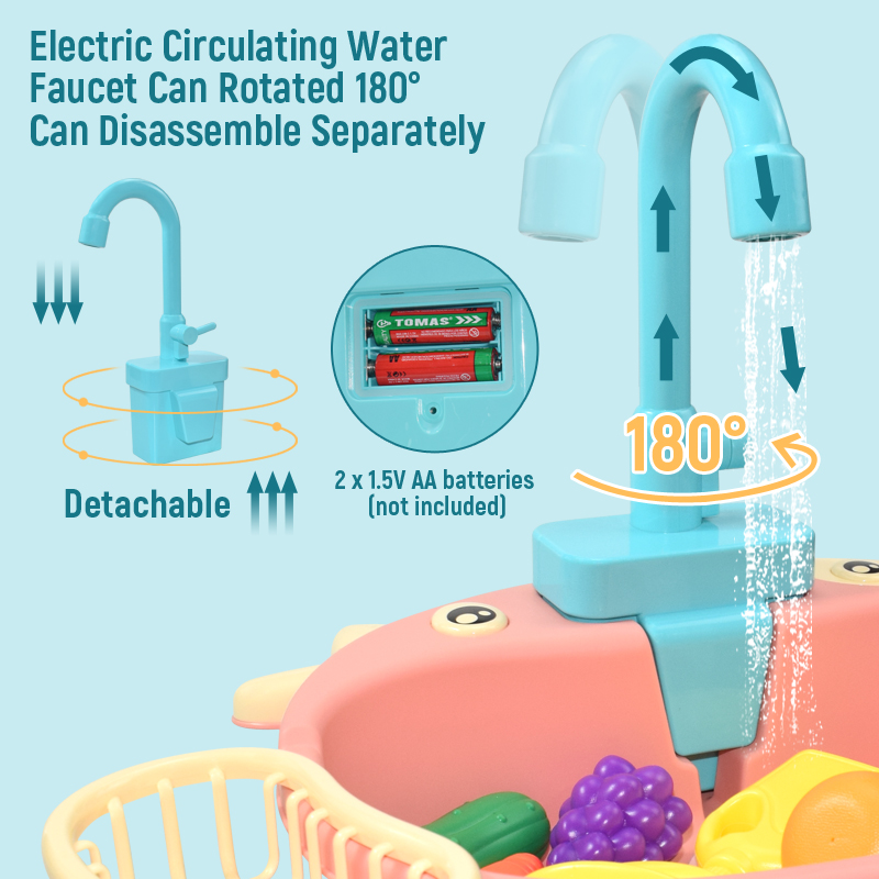 Kids Kitchen Sink Toys Simulat - Kitchen Appliances Kids ulasan dan harga