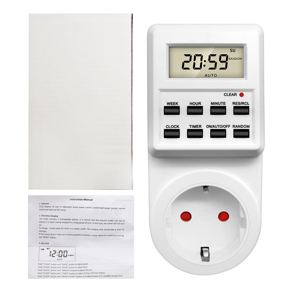 TM03 Digital Timer Switch Sock - Kitchen Appliances Uk ulasan dan harga