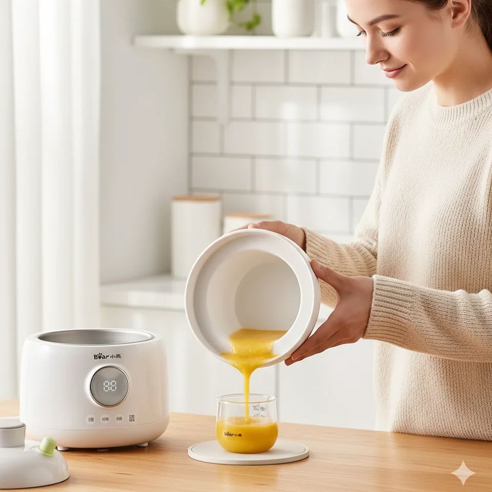 Bear Baby Food Cooker Electric - Slow Cooker Ceramic ulasan dan harga