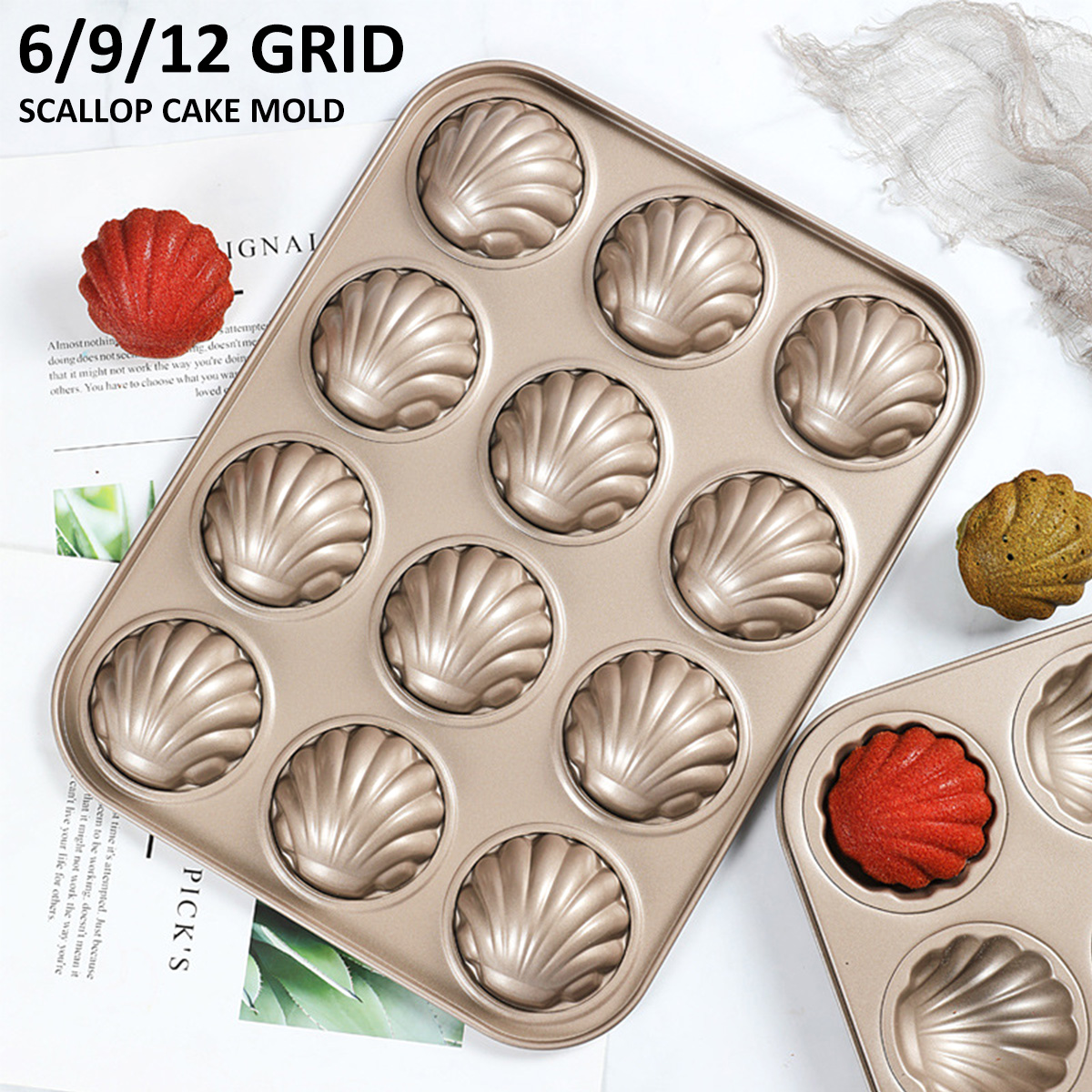 Madeleine Mold Shell Shape Bak - Kitchen Appliances For Baking ulasan dan harga