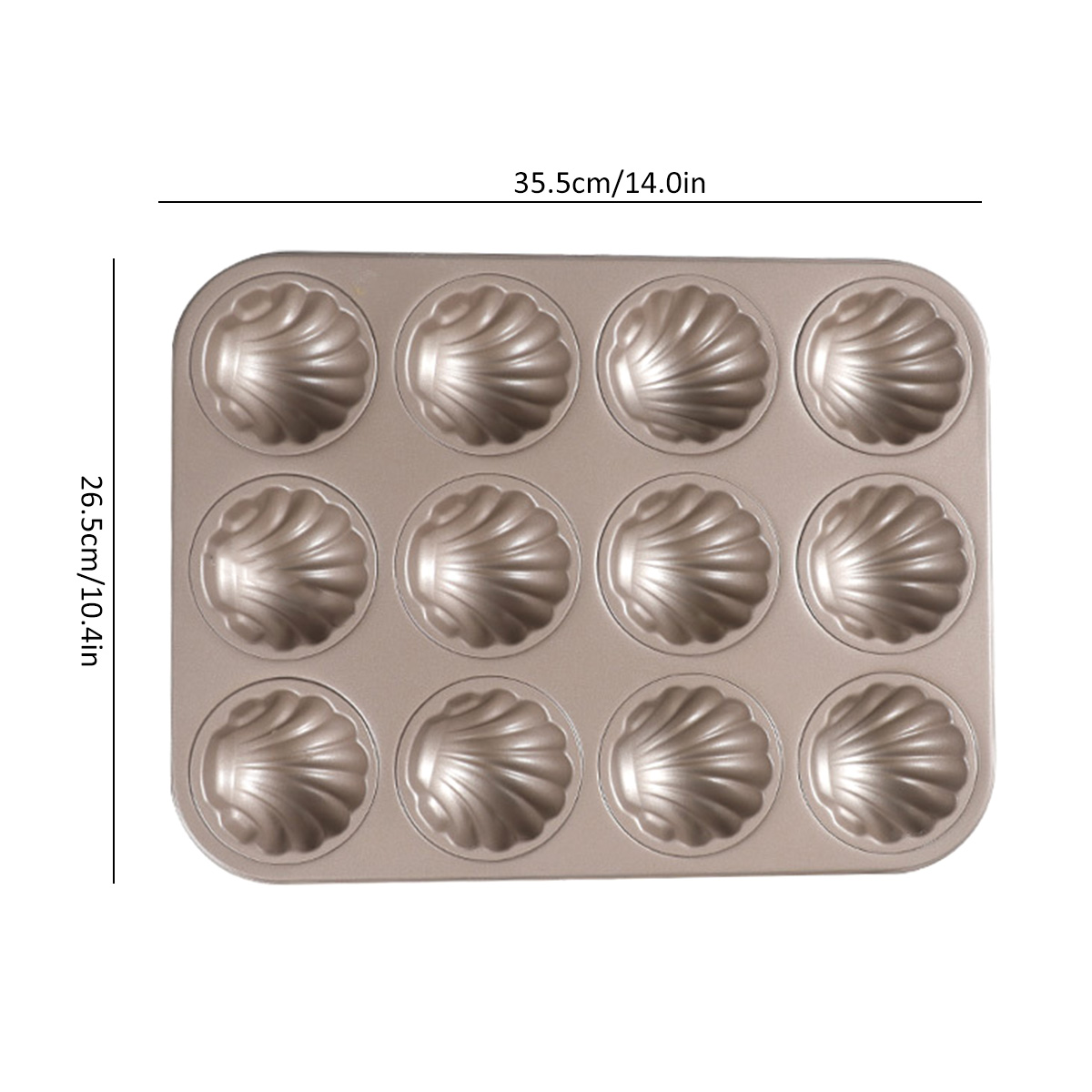 Madeleine Mold Shell Shape Bak - Kitchen Appliances For Baking ulasan dan harga
