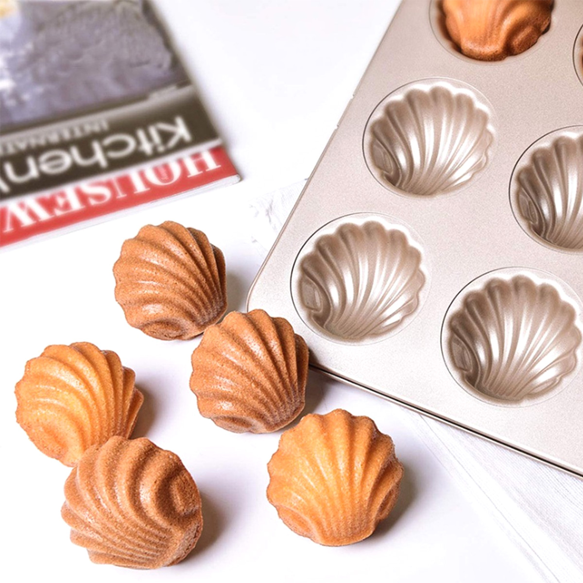 Madeleine Mold Shell Shape Bak - Kitchen Appliances For Baking ulasan dan harga