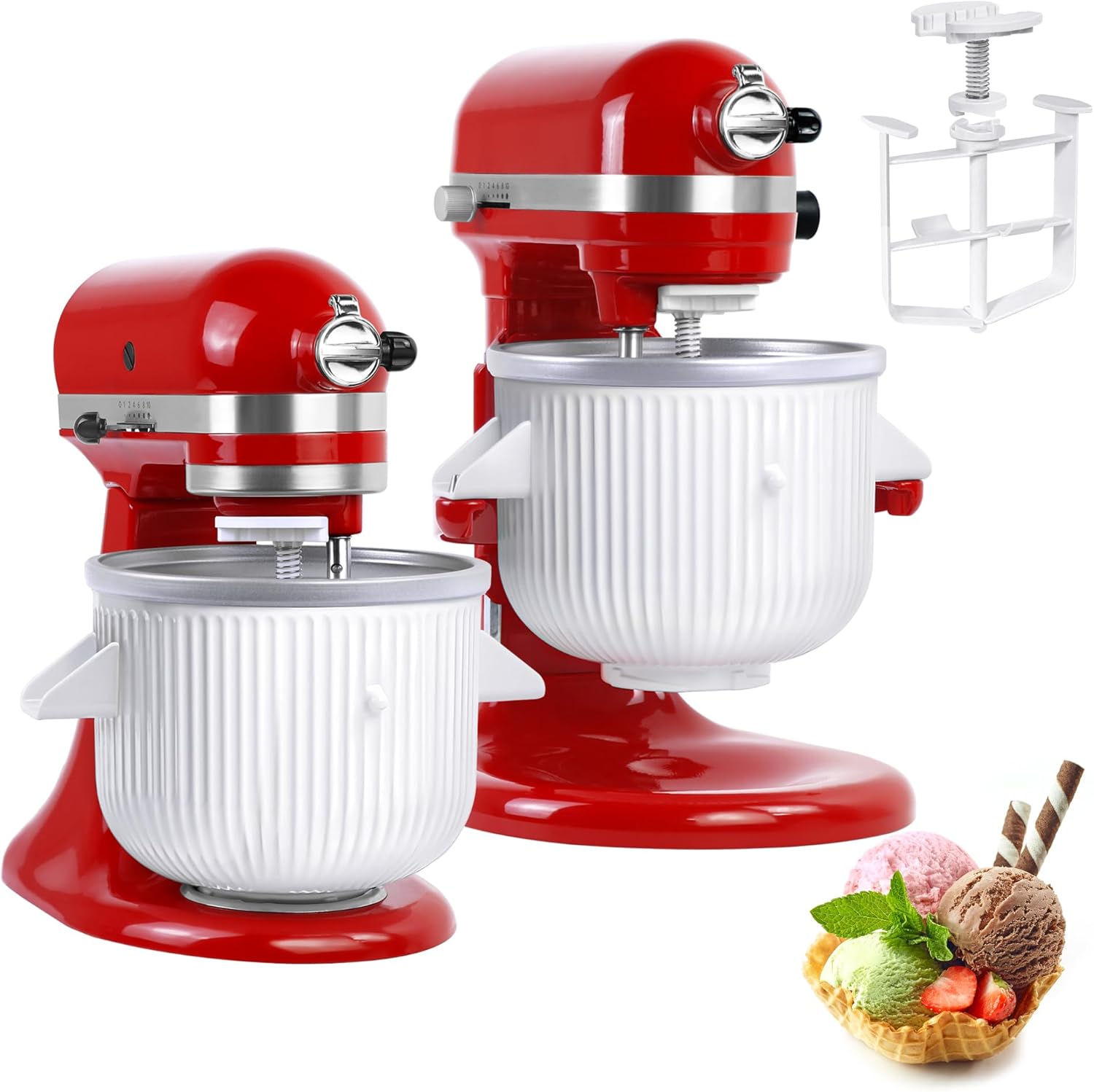 Ice Cream Maker Attachment for - Stand Mixer Bowl ulasan dan harga
