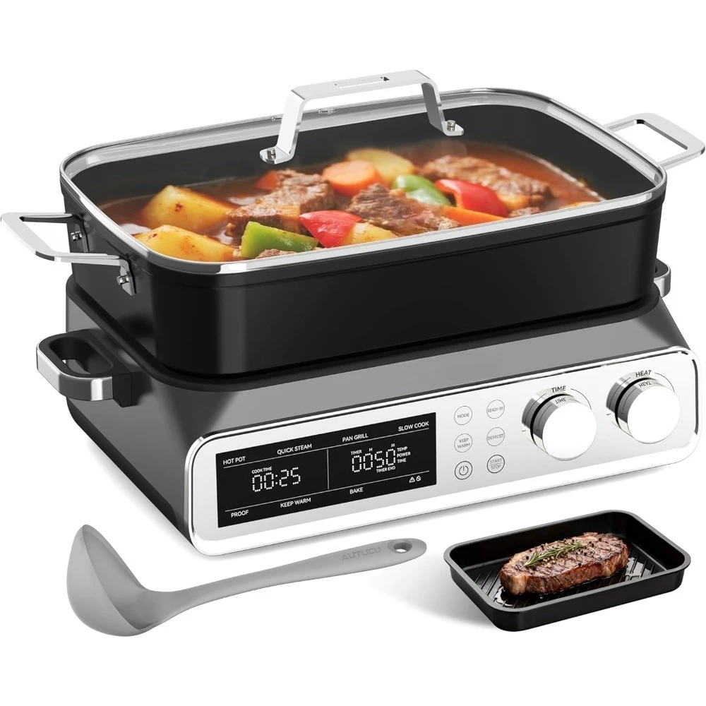 US Shipping Programmable Slow  - Slow Cooker Ceramic ulasan dan harga