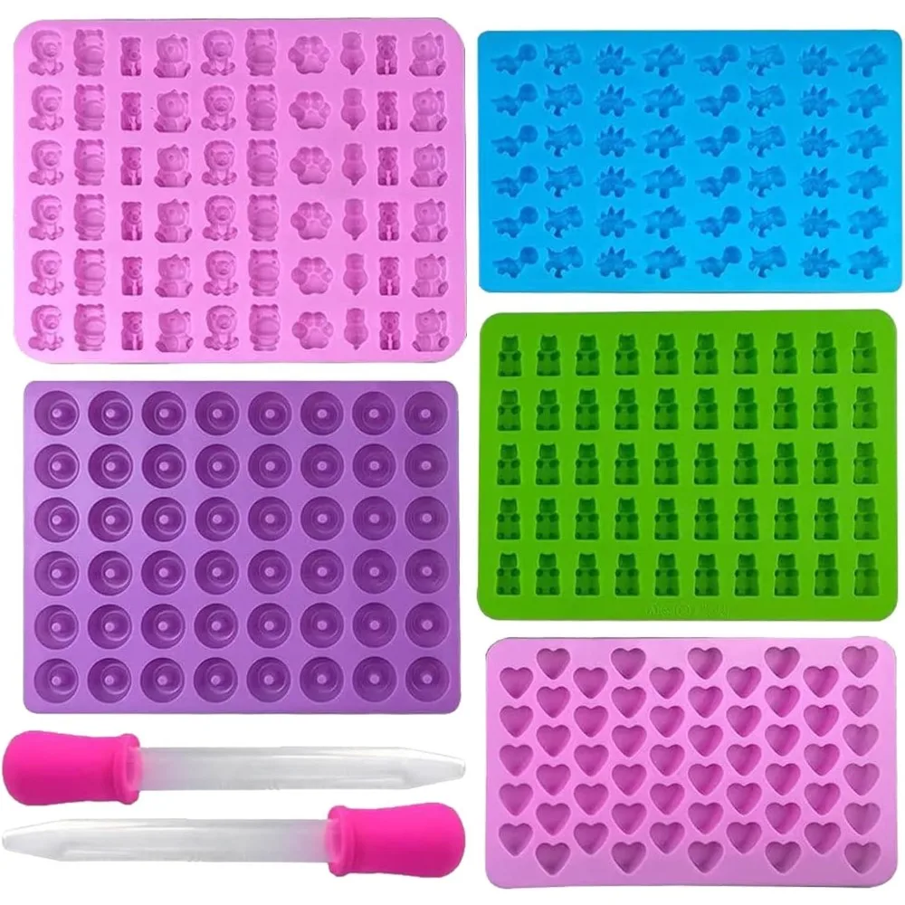 5Pcs Candy Silicone Moulds wit - Kitchen Appliances For Baking ulasan dan harga