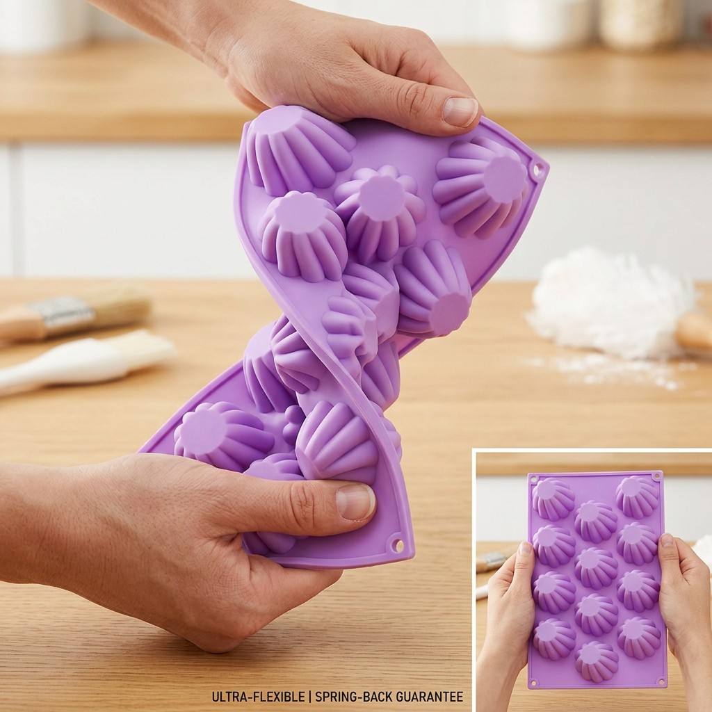12-Cavity Mini Spiral Silicone - Kitchen Appliances Packages ulasan dan harga