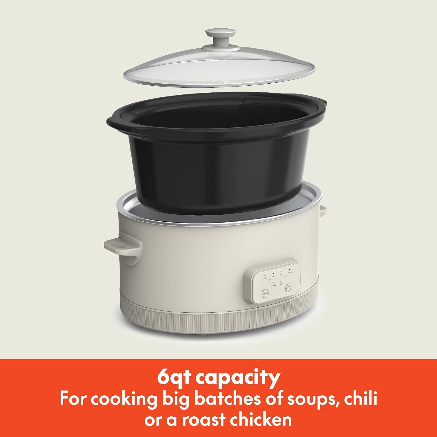 6.0 Qt Programmable Slow Cooke - Slow Cooker Ceramic ulasan dan harga