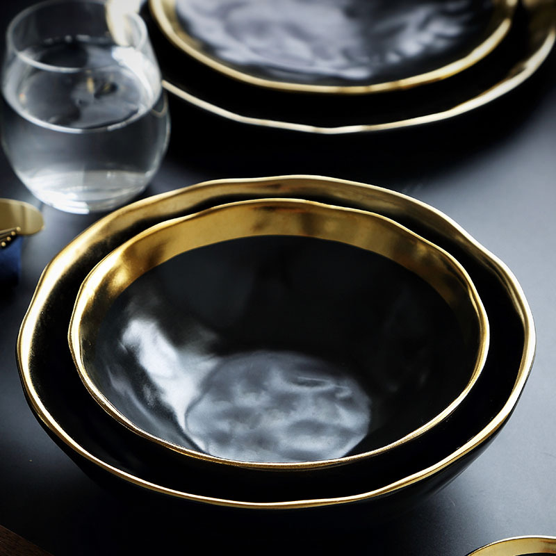 Ceramic Black and White Tablew - Kitchen Appliances In White ulasan dan harga